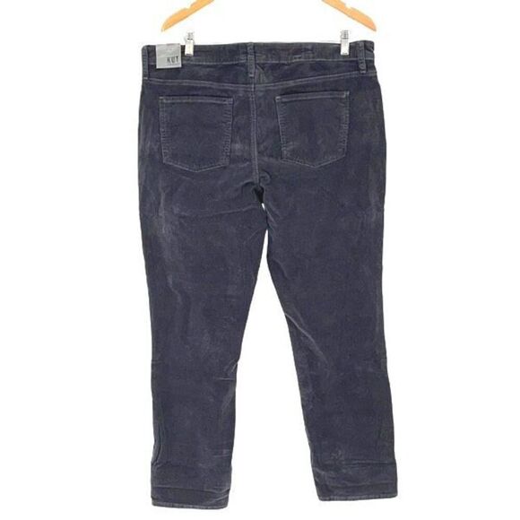 Kut from the‎ Kloth Womens Corduroy Catherine Boyfriend Jeans Pebble Size 16 NWT - Picture 3 of 11